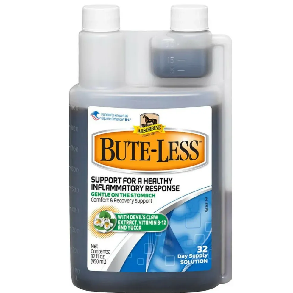 Absorbine Bute-Less Comfort & Recovery Solution Supplement for Horses