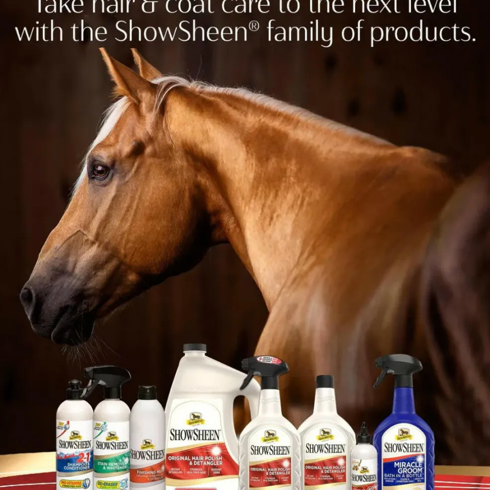 Absorbine Showsheen 2-in-1 Shampoo & Conditioner for Horses (20 oz)