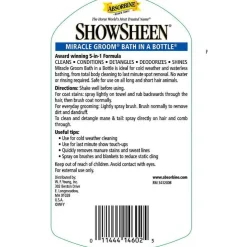 Absorbine Showsheen Miracle Groom Bathing Spray for Horses