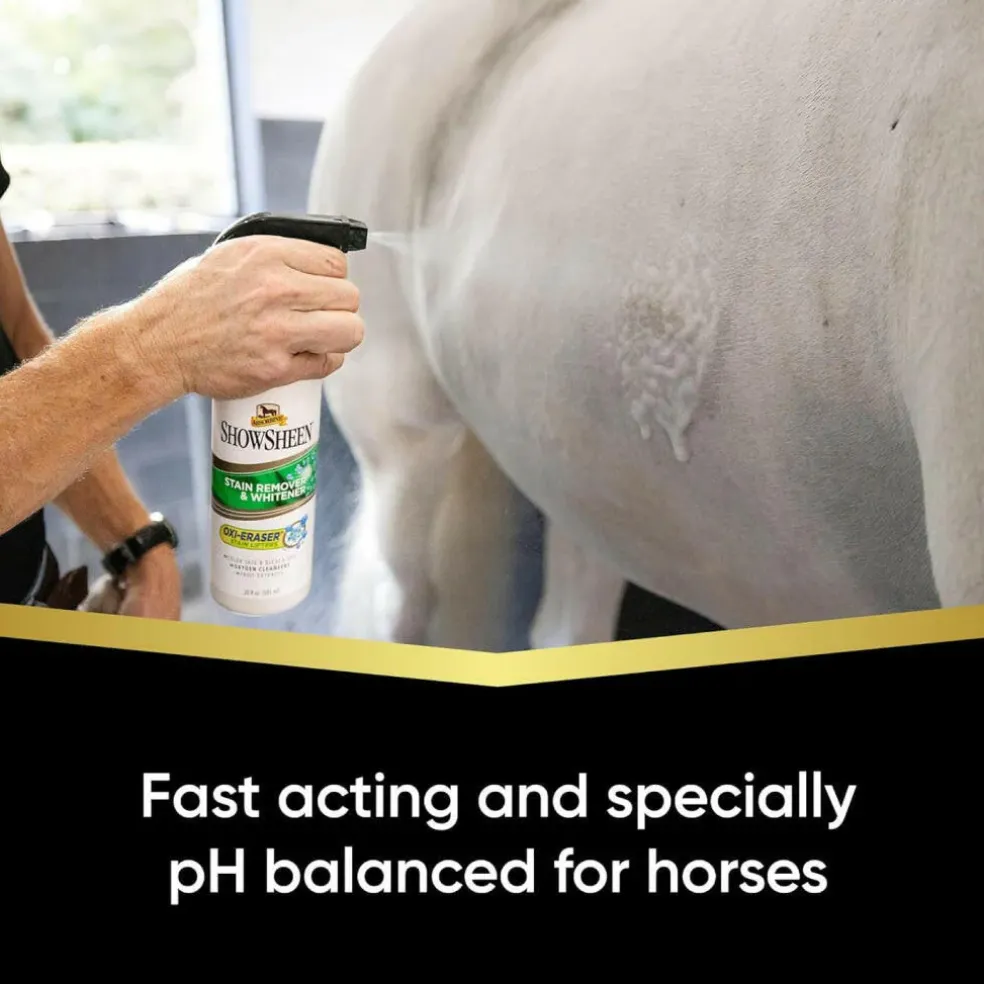 Absorbine Showsheen Stain Remover & Whitener Spray for Horses (20 oz)