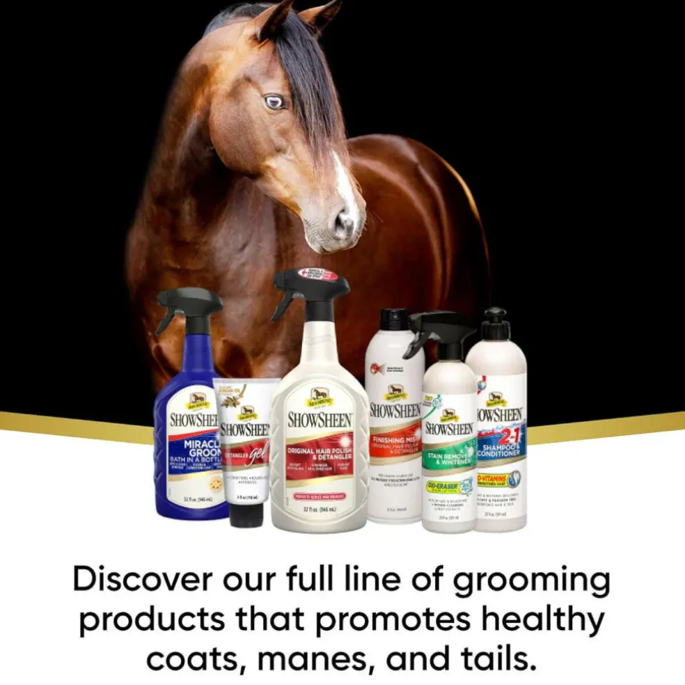 Absorbine Showsheen Stain Remover & Whitener Spray for Horses (20 oz)