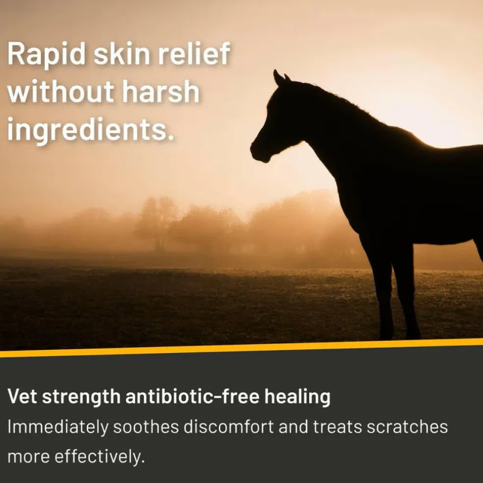 Absorbine Silver Honey Rapid Skin Relief Vet Strength Scratches Spray for Horses