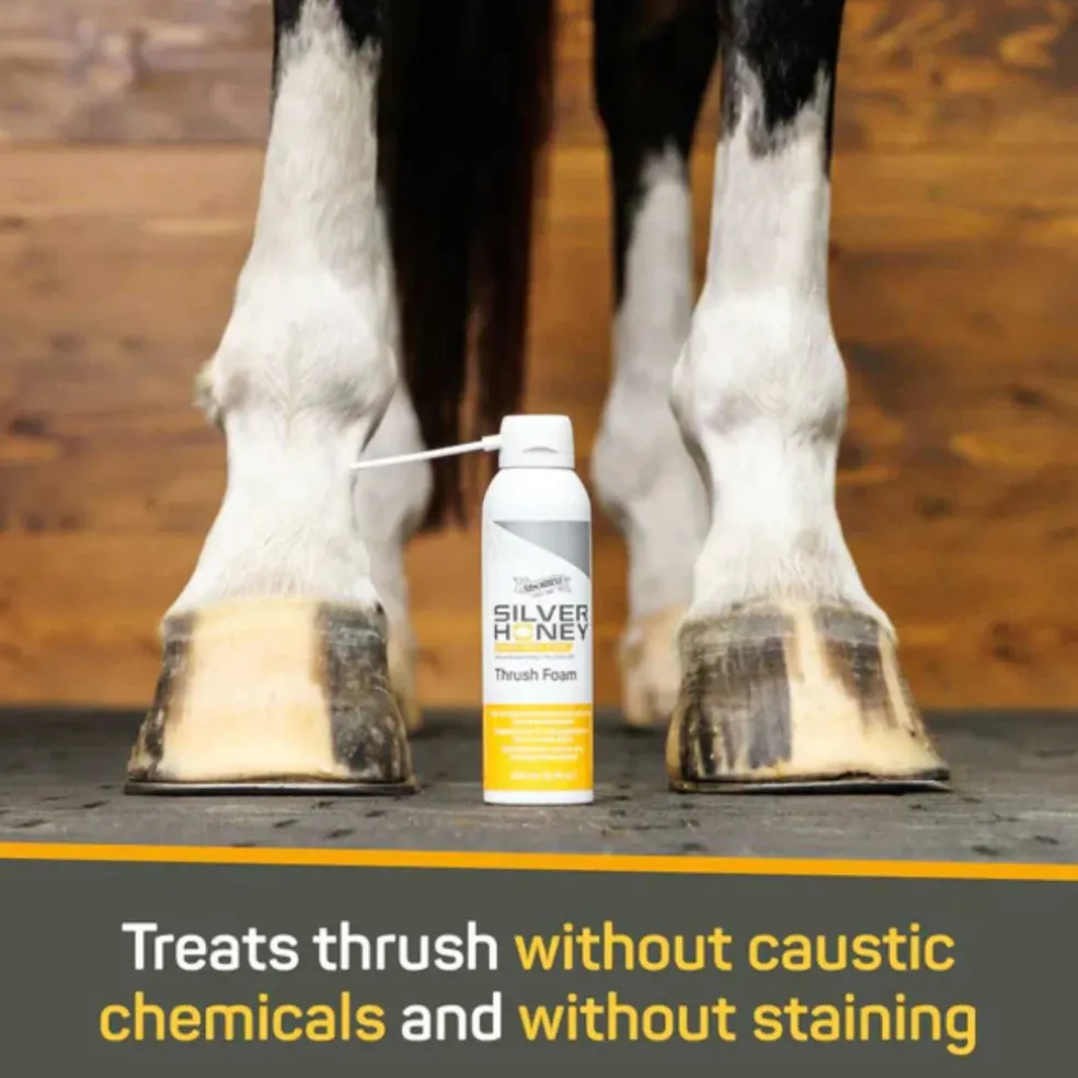 Absorbine Silver Honey Rapid Hoof Care Thrush Foam (200 ml)