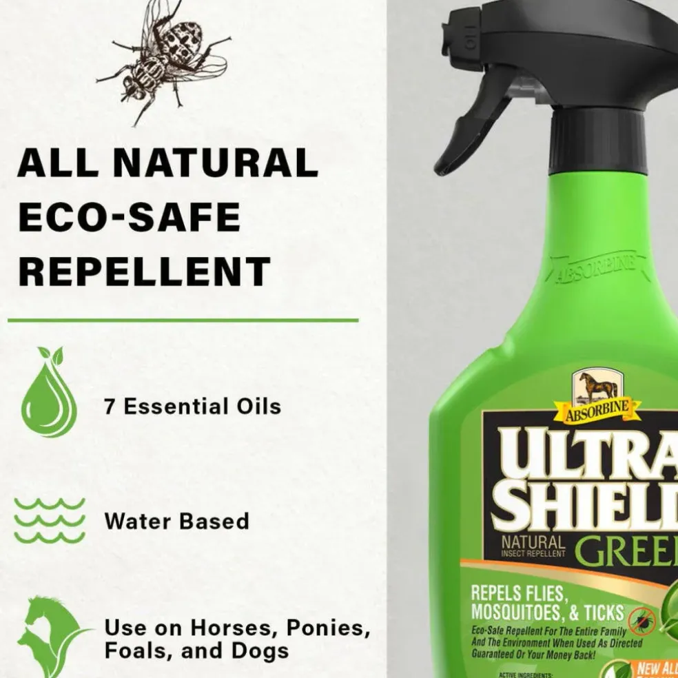 Absorbine Ultrashield Green Natural Fly Repellent for Horses