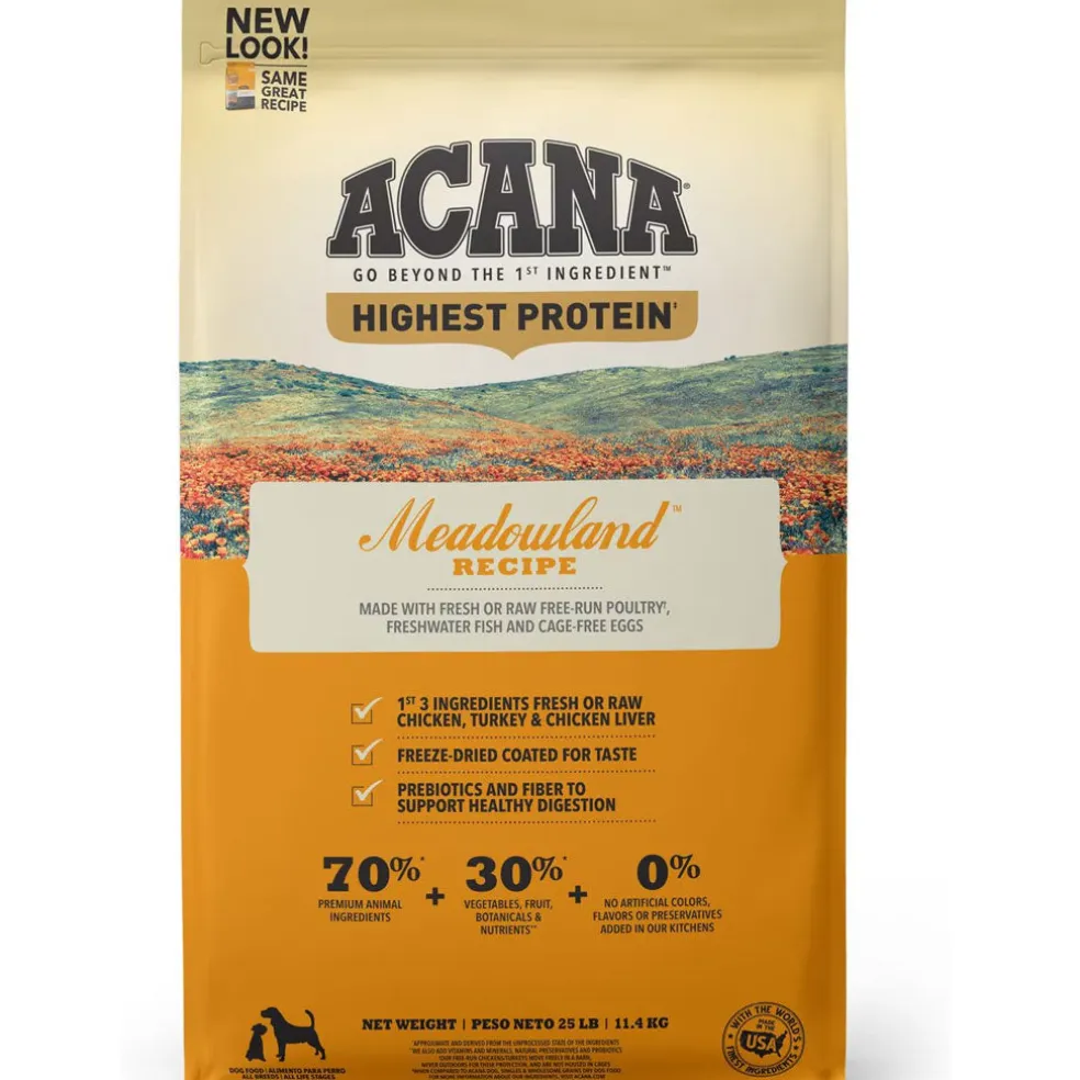 ACANA Meadowland Highest Protein Grain-Free Dry Dog Food