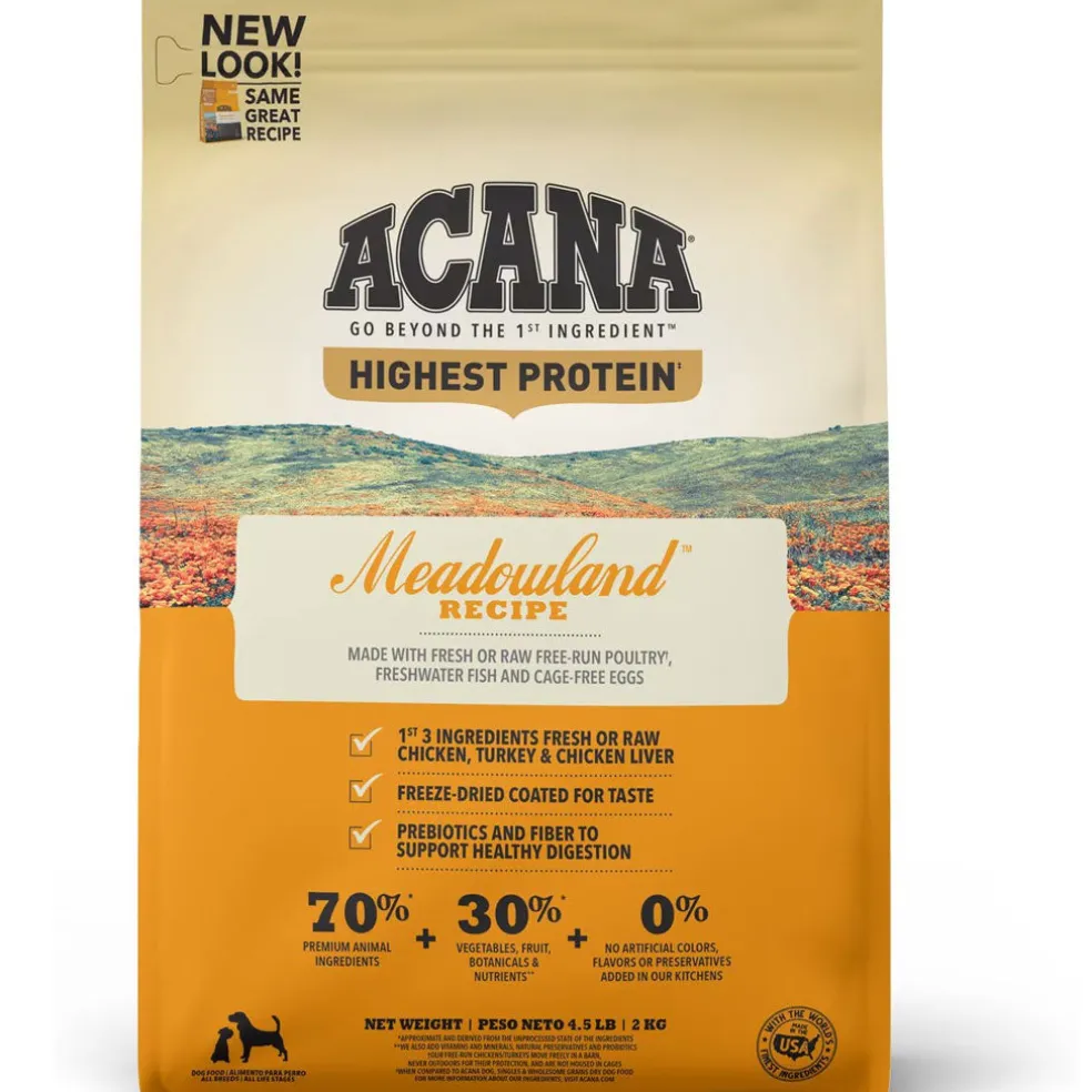 ACANA Meadowland Highest Protein Grain-Free Dry Dog Food