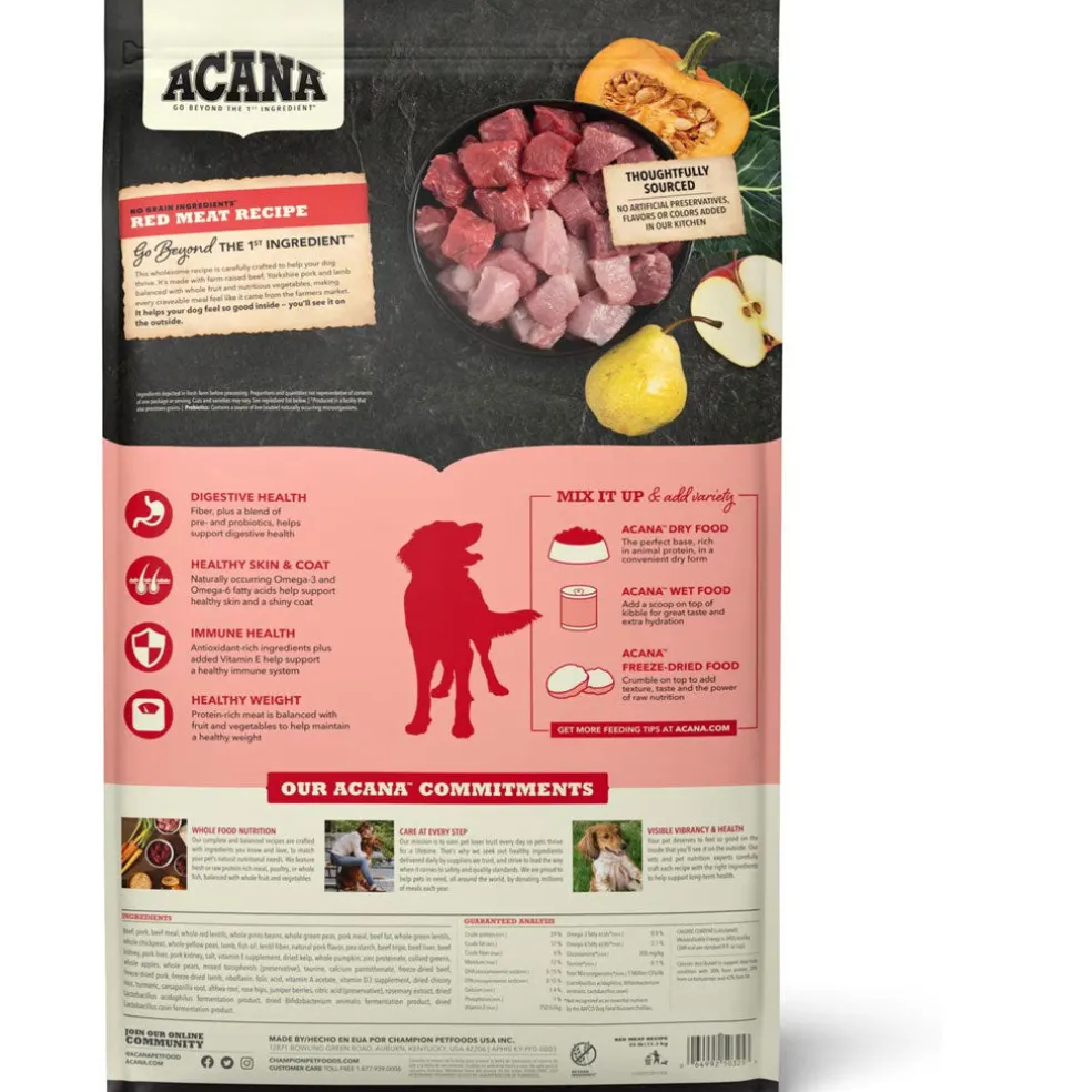ACANA Red Meat Grain-Free Dry Dog Food