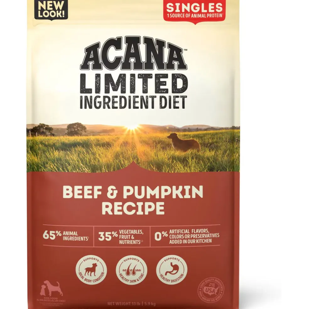 ACANA Singles Limited Ingredient Beef & Pumpkin Grain-Free High-Protein Dry Dog Food