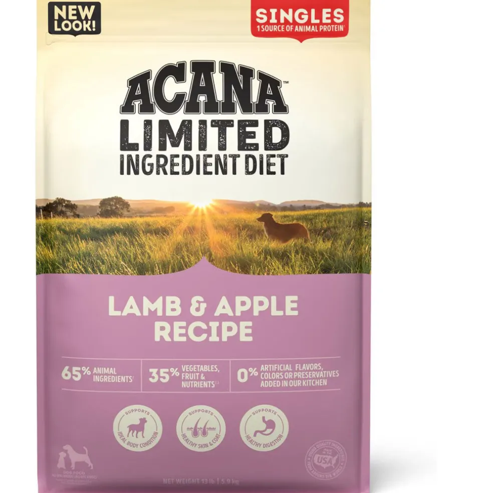 ACANA Singles Limited Ingredient Lamb & Apple Grain-Free High-Protein Dry Dog Food