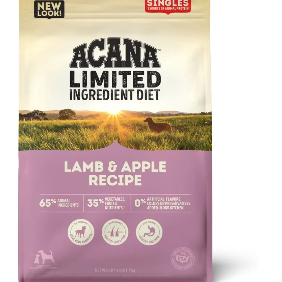 ACANA Singles Limited Ingredient Lamb & Apple Grain-Free High-Protein Dry Dog Food