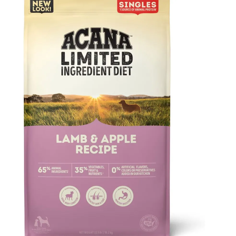 ACANA Singles Limited Ingredient Lamb & Apple Grain-Free High-Protein Dry Dog Food