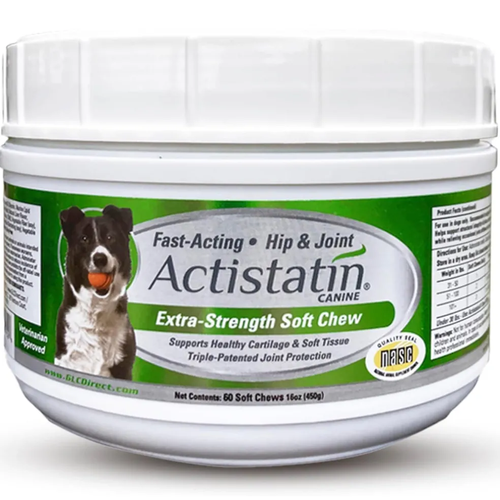 Actistatin Canine Extra-Strength Hip & Joint Soft Chews for Dogs