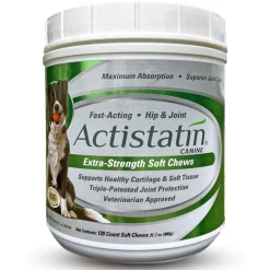 Actistatin Canine Extra-Strength Hip & Joint Soft Chews for Dogs