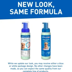 Adams Plus Flea & Tick Foaming Shampoo & Wash for Dogs & Puppies (10 oz)