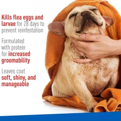 Adams Plus Flea & Tick Foaming Shampoo & Wash for Dogs & Puppies (10 oz)