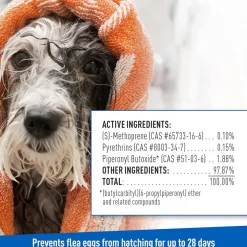 Adams Plus Flea & Tick Foaming Shampoo & Wash for Dogs & Puppies (10 oz)