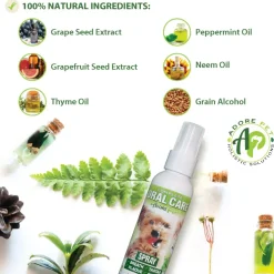 Adore Pet Complete Oral Care Spray Peppermint Flavor for Dogs & Cats, 4-oz