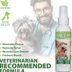 Adore Pet Complete Oral Care Spray Peppermint Flavor for Dogs & Cats, 4-oz