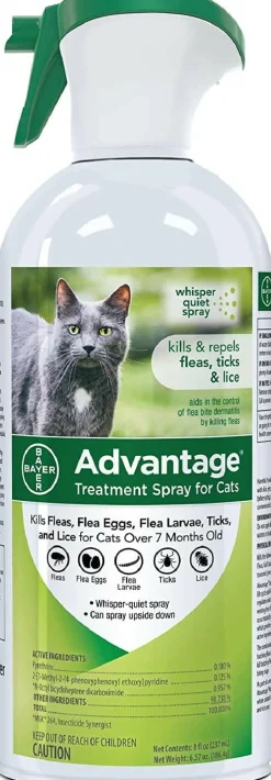 Advantage Flea Treatment Spray for Cats (8 oz)