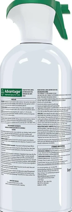 Advantage Flea Treatment Spray for Cats (8 oz)