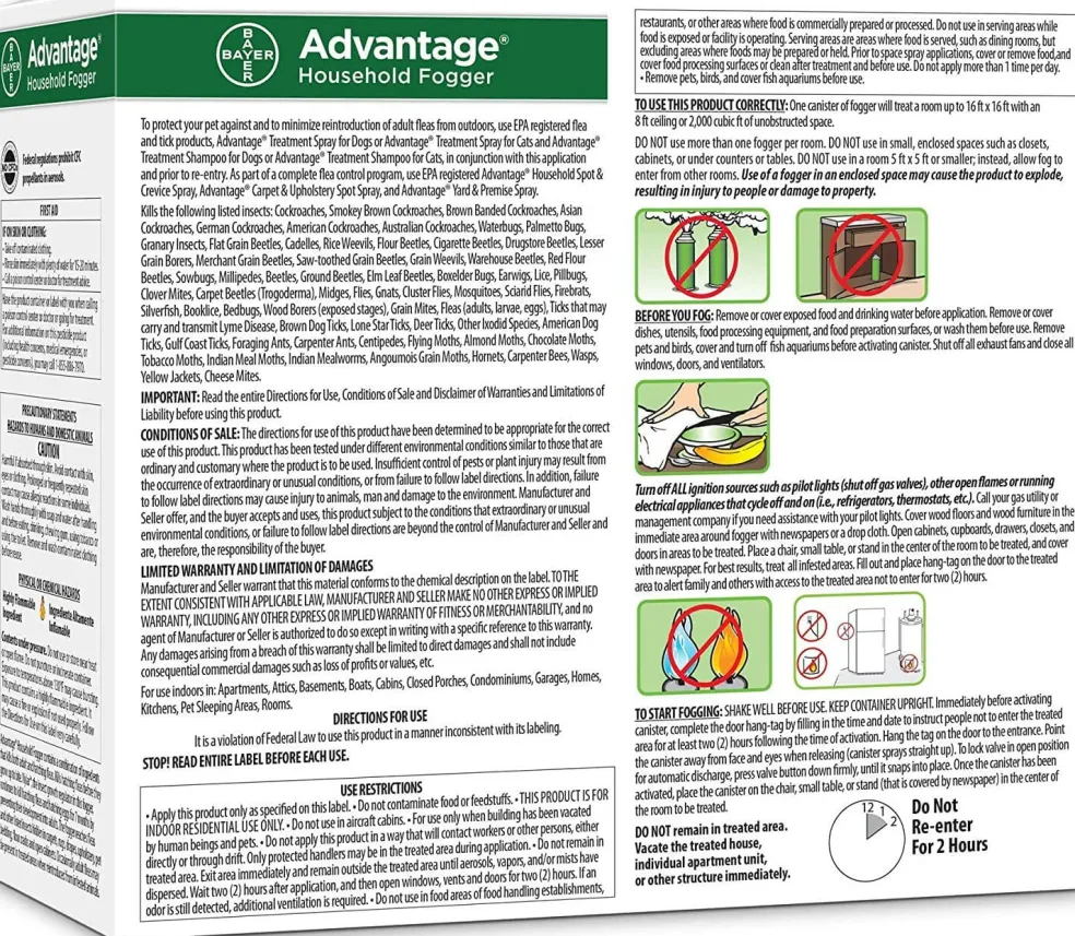 Advantage Household Fogger (3 pack)