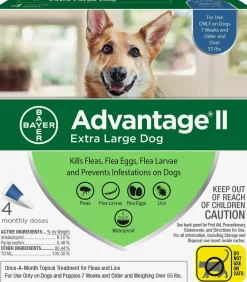 Advantage II Flea Control for Extra Large Dogs (Over 55 lbs) Blue Box