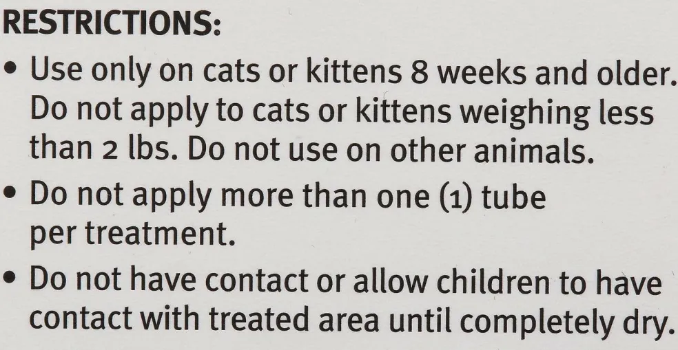 Advantage II Flea Control for Kittens 2-5 lbs (2 doses, 2 mos. supply) Teal Box