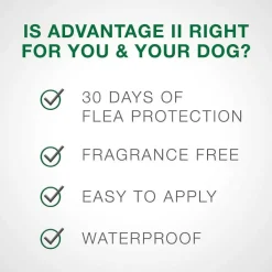 Advantage II Flea Control for Large Dogs (21-55 lbs) Red Box