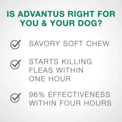 Advantus Flea Oral Treatment for Small Dogs 4-22 lbs