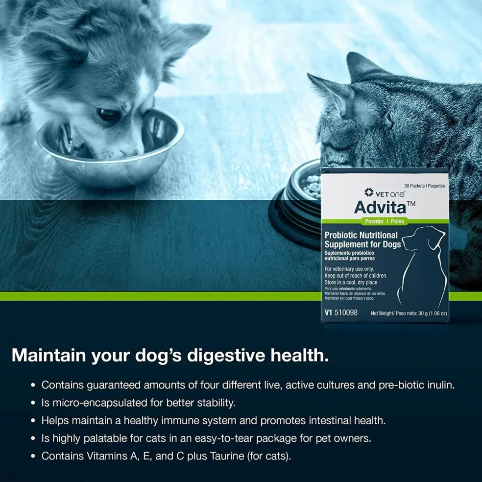 Advita Probiotic Supplement for Dogs (30 packets)