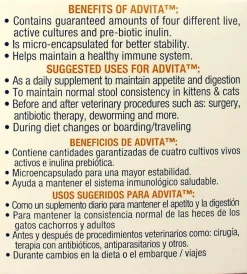Advita Probiotic Supplement for Cats (30 packets)