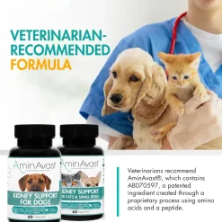 AminAvast Kidney Support for Dogs (60 capsules)