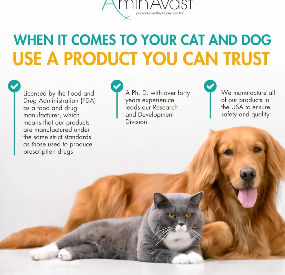 AminAvast Kidney Support for Dogs (60 capsules)