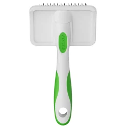 Andis Firm Slicker Dog Grooming Brush, Green/White