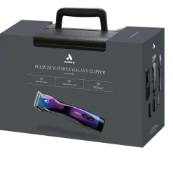Andis Pulse ZR II 5-Speed Cordless Detachable Blade w/ CE 10 Blade, Purple Galaxy
