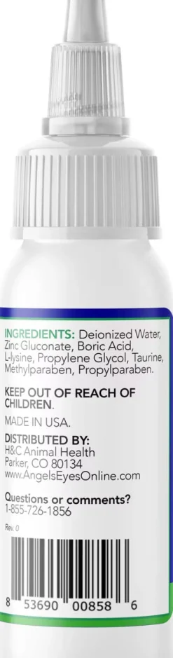 Angel's Eyes Zinc-Otic Ear Relief Treatment for Dogs & Cats, 1-oz
