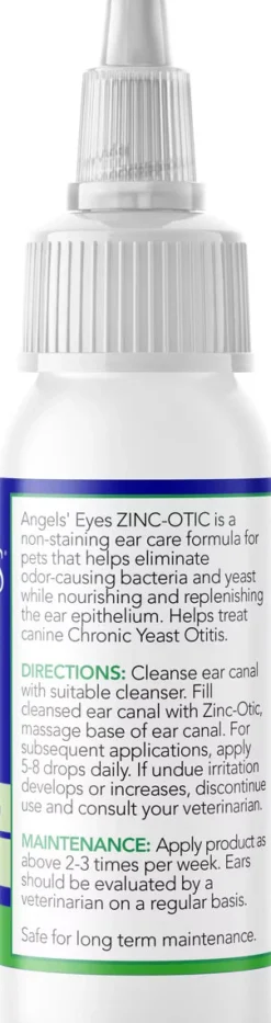 Angel's Eyes Zinc-Otic Ear Relief Treatment for Dogs & Cats, 1-oz