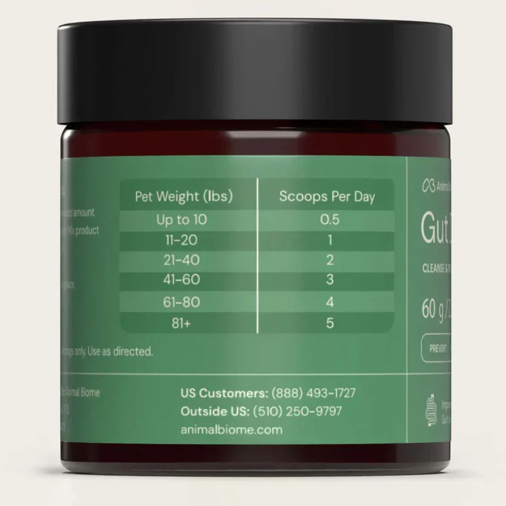 Animal Biome Gut Defender Cleanse and Protect for Cats & Dogs, 60-g