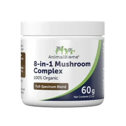 Animal Biome 8-in-1 Mushroom Complex for Cats and Dogs, 60-g