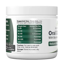Animal Biome Oral Cleanse with Bacteriophages for Cats and Dogs, 60-g