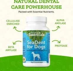 Animal Essentials Sea-Dent Anti-Plaque Powder for Dogs (2.5 oz)