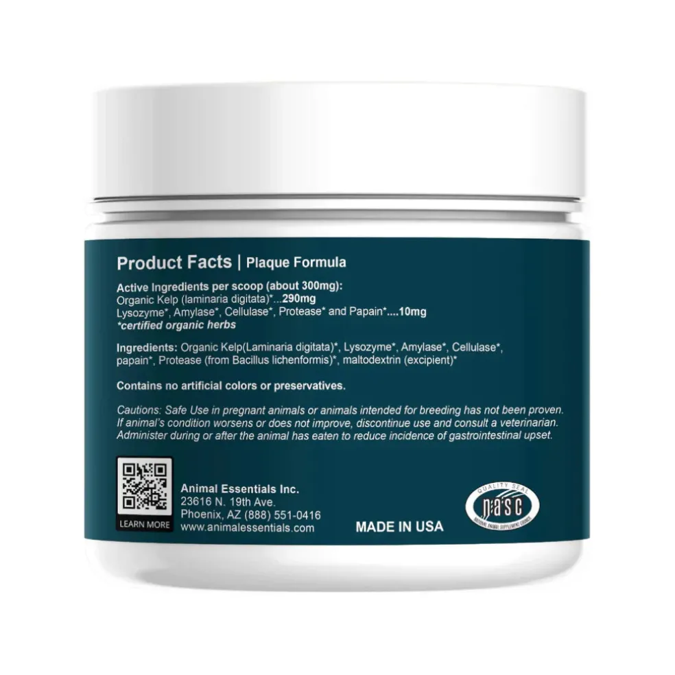Animal Essentials Sea-Dent Anti-Plaque Powder for Dogs (2.5 oz)