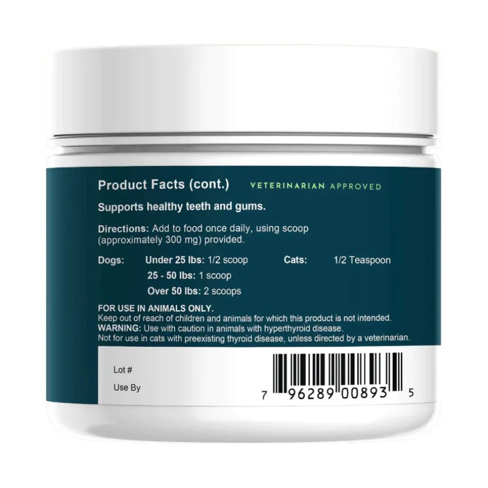 Animal Essentials Sea-Dent Anti-Plaque Powder for Dogs (2.5 oz)