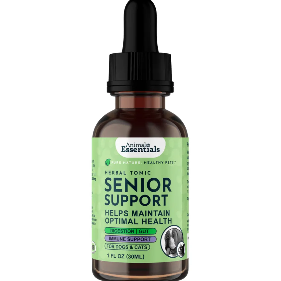 Animal Essentials Senior Support Herbal Tonic to Maintain Optimal Health for Dogs & Cats