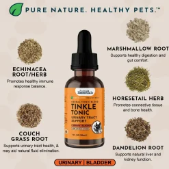 Animal Essentials Tinkle Tonic Herbal Tonic to Support Urinary Tracts System for Dogs & Cats