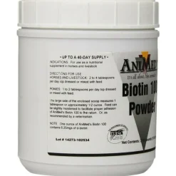 AniMed Biotin 100 Powder Supplement For Horse (2.5 lb)