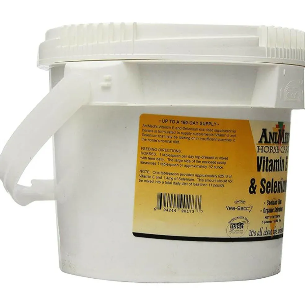 AniMed Vitamin E & Selenium Supplement For Horses (5 lbs.)