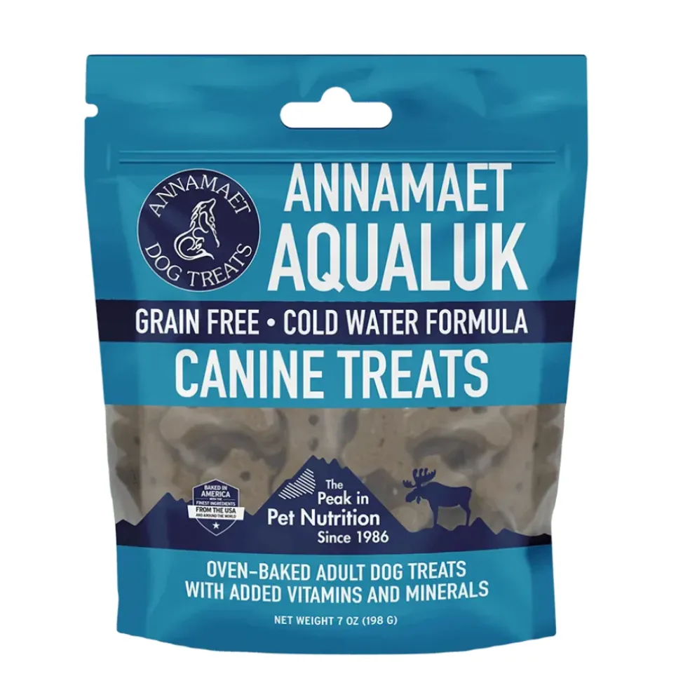 Annamaet Aqualuk Cold Water Fish Formula Grain-Free Oven-Baked Dog Treats (7 oz)