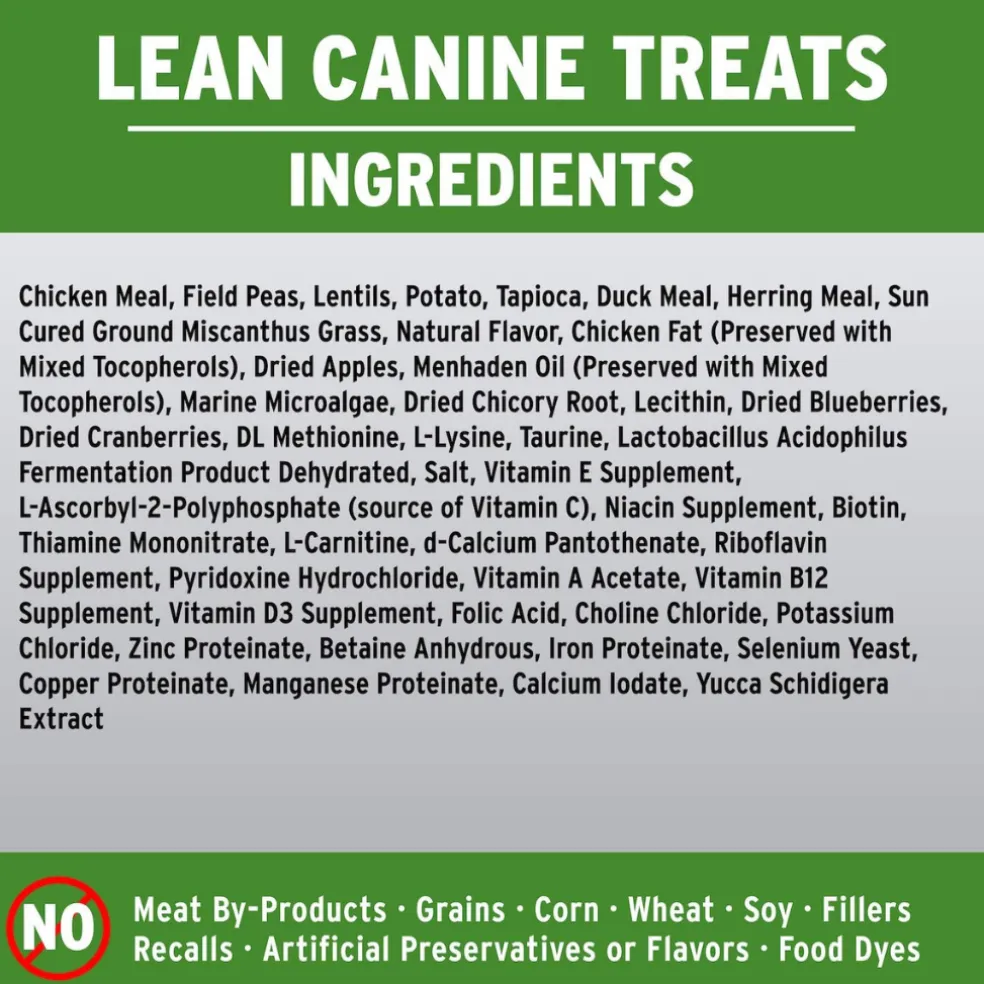 Annamaet Lean Low Fat Formula Grain-Free Oven-Baked Dog Treats (7 oz)