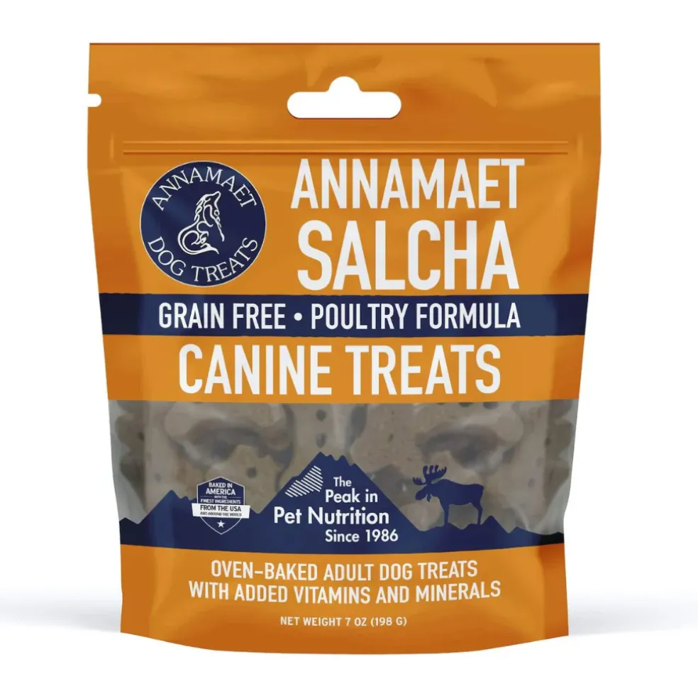 Annamaet Salcha Poultry Formula Grain-Free Oven-Baked Dog Treats (7 oz)